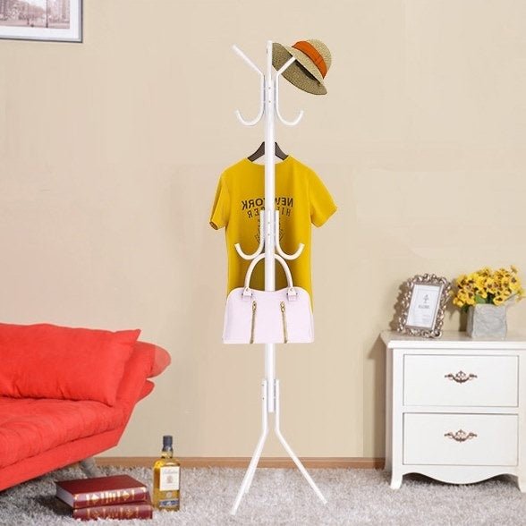 3 Tier 9 Hooks Coat & Hat Rack Hanging Stand