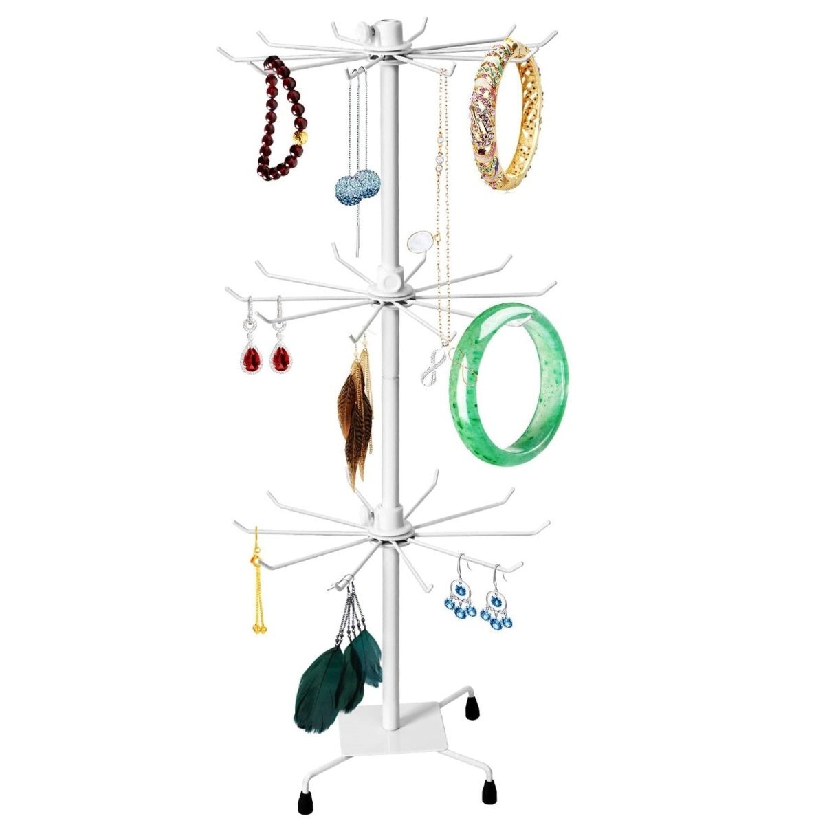 3 Tier Rotating Jewelry Holder