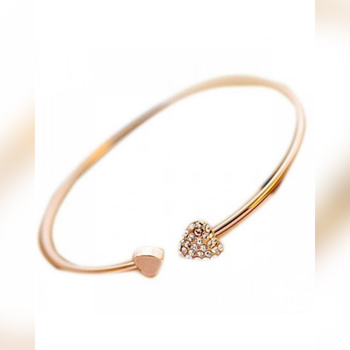 Heart shaped Golden Bracelet