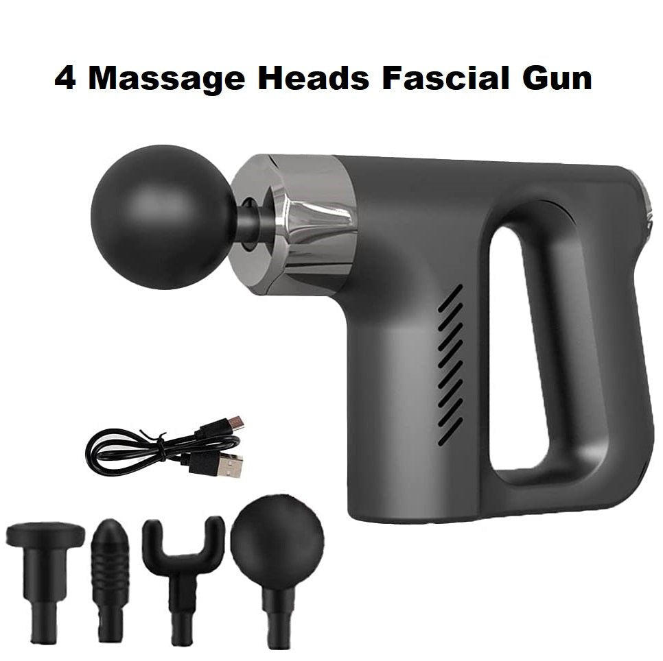 4 Massage Heads Change Fascial Gun Massager