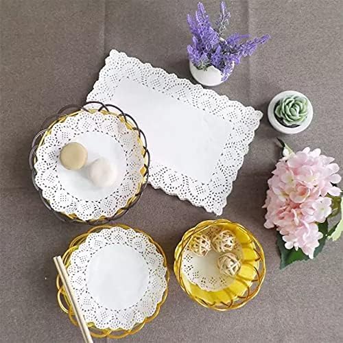 Pack of 100 - Disposable Food Grade Round Paper Doilies