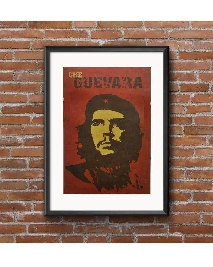 Che Guevara Portrait Retro Poster