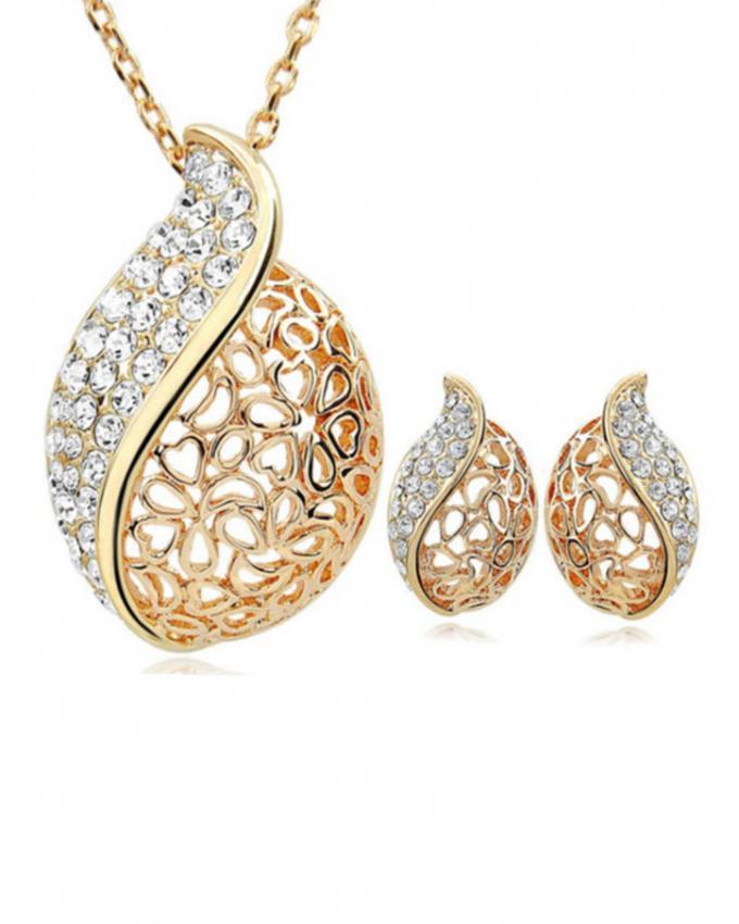 Jewelry Set - Acacia Leaf Pattern