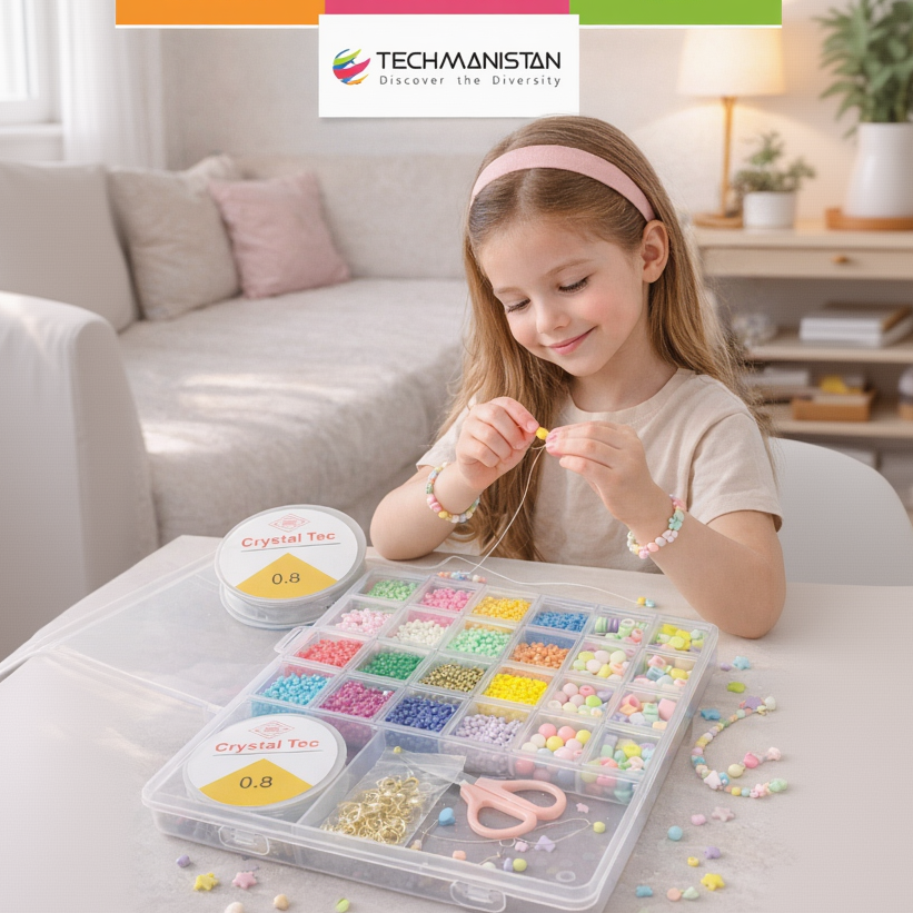 Creative Multicolor Beads Jewelry Making Activity Set