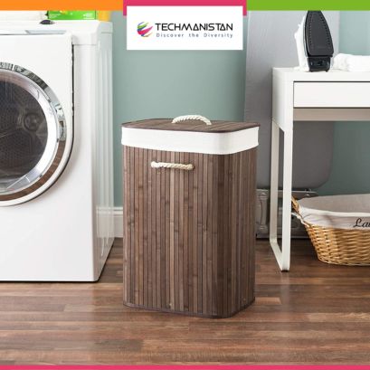 Bamboo Foldable Laundry Hamper