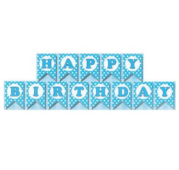 Cut Out Happy Birthday Banner