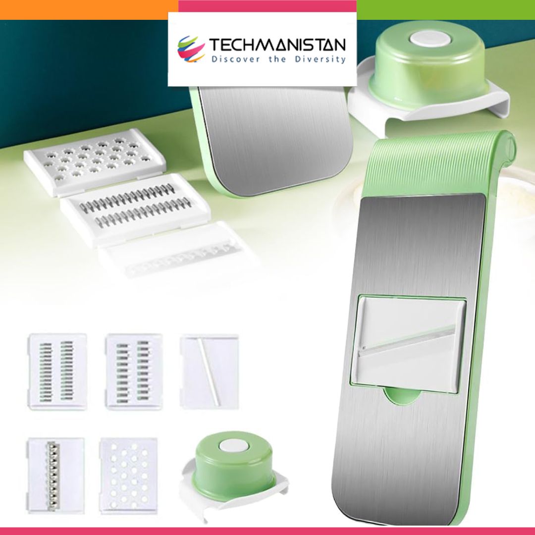 5-in-1 Stainless Steel Vegetable Slicer
