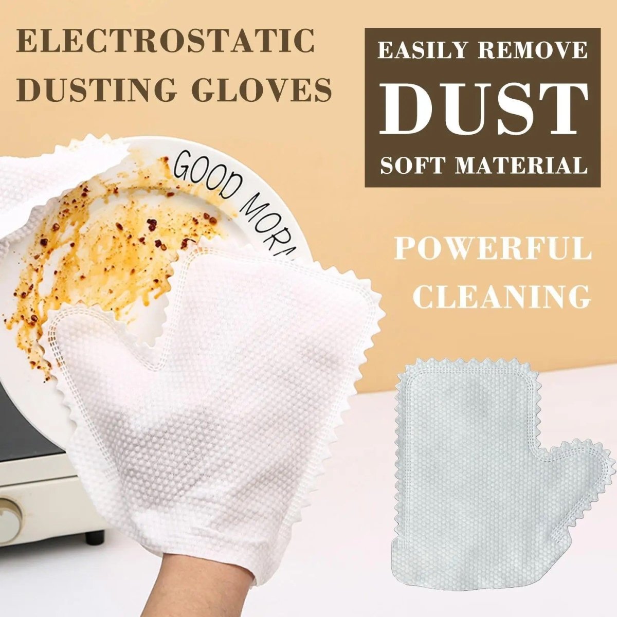 Double Sided Dust Cleaning Gloves