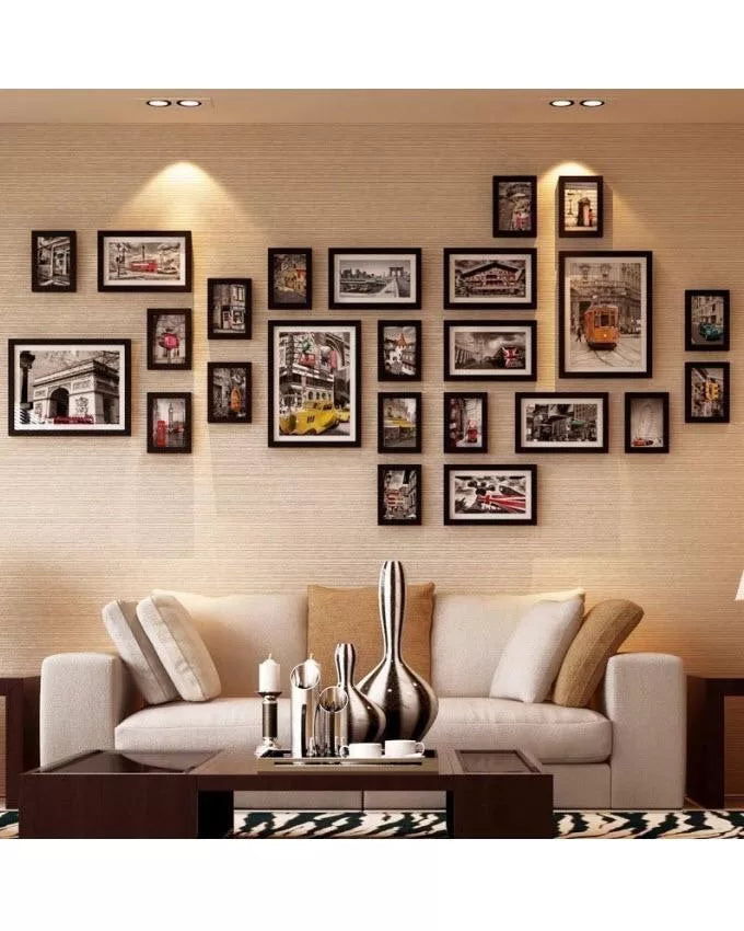Set of 24 - Photo Frames Collage Wall Hanging Wall Decor Set