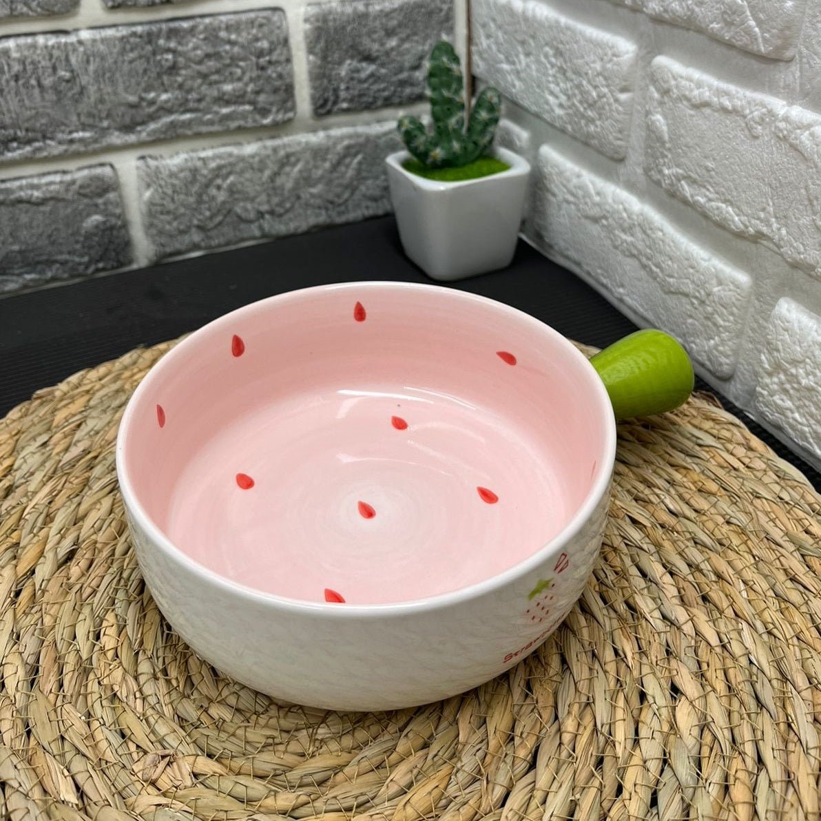 Korean Bowl Cute Ceramic Bowl With Handle