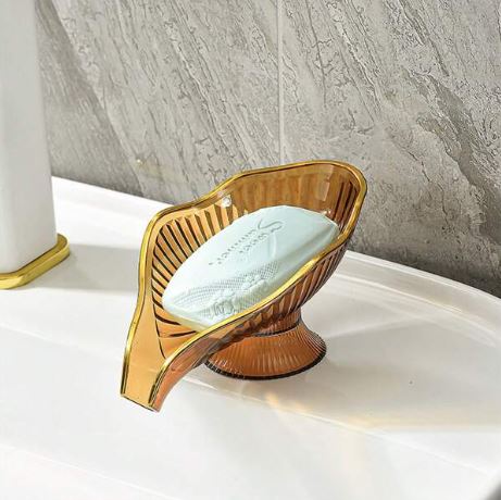 Lotus Leaf Self Draining Luxury Soap Holder