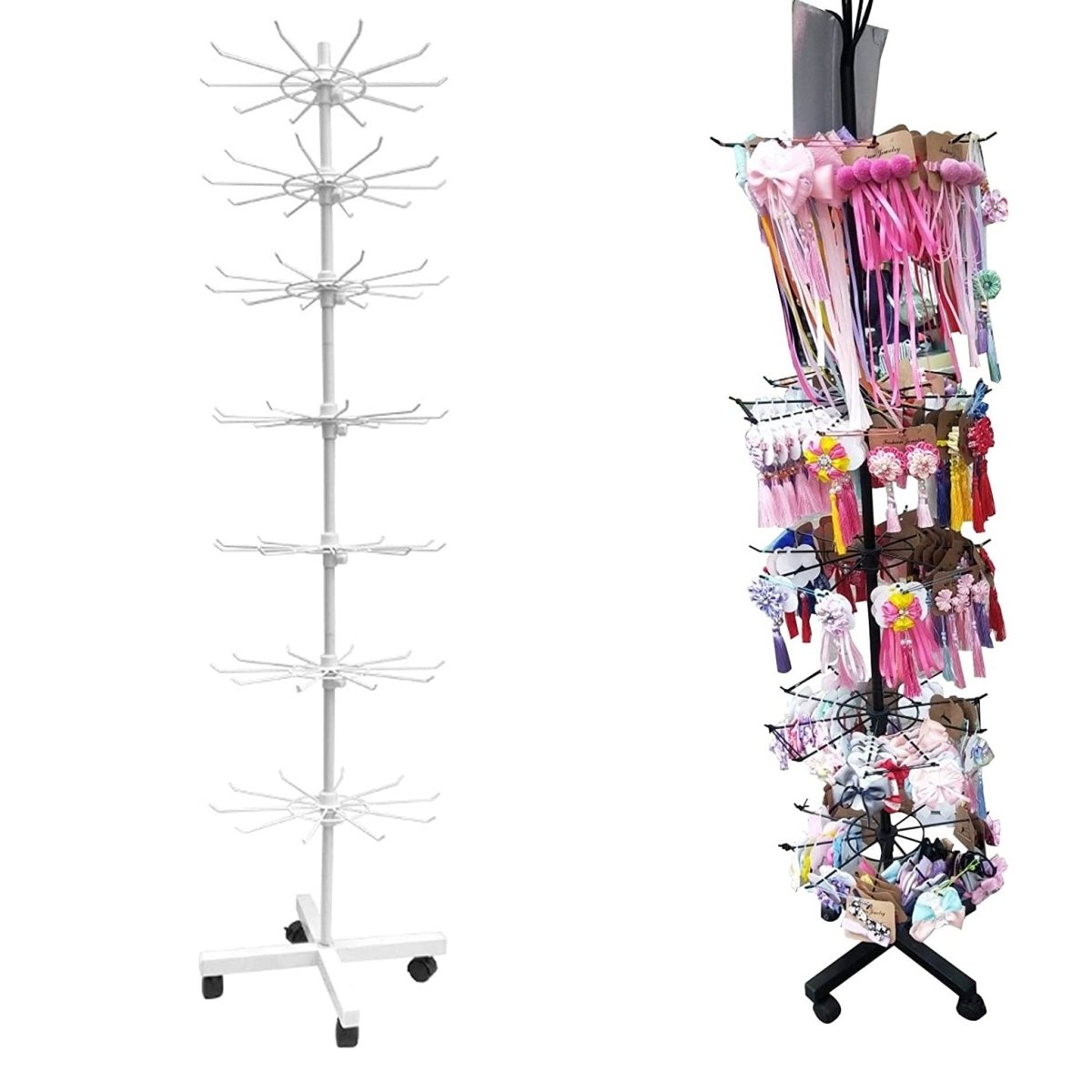 Multipurposed 7 Tier Rotating Jewelry Holder