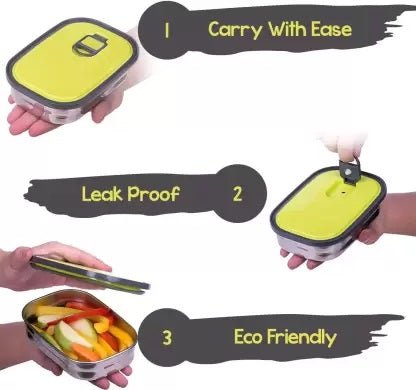 Reusable Large Capacity Stainless Steel Lunch Box