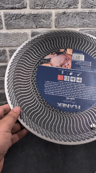 Laser Coated Honeycomb Tawa with Single Handle