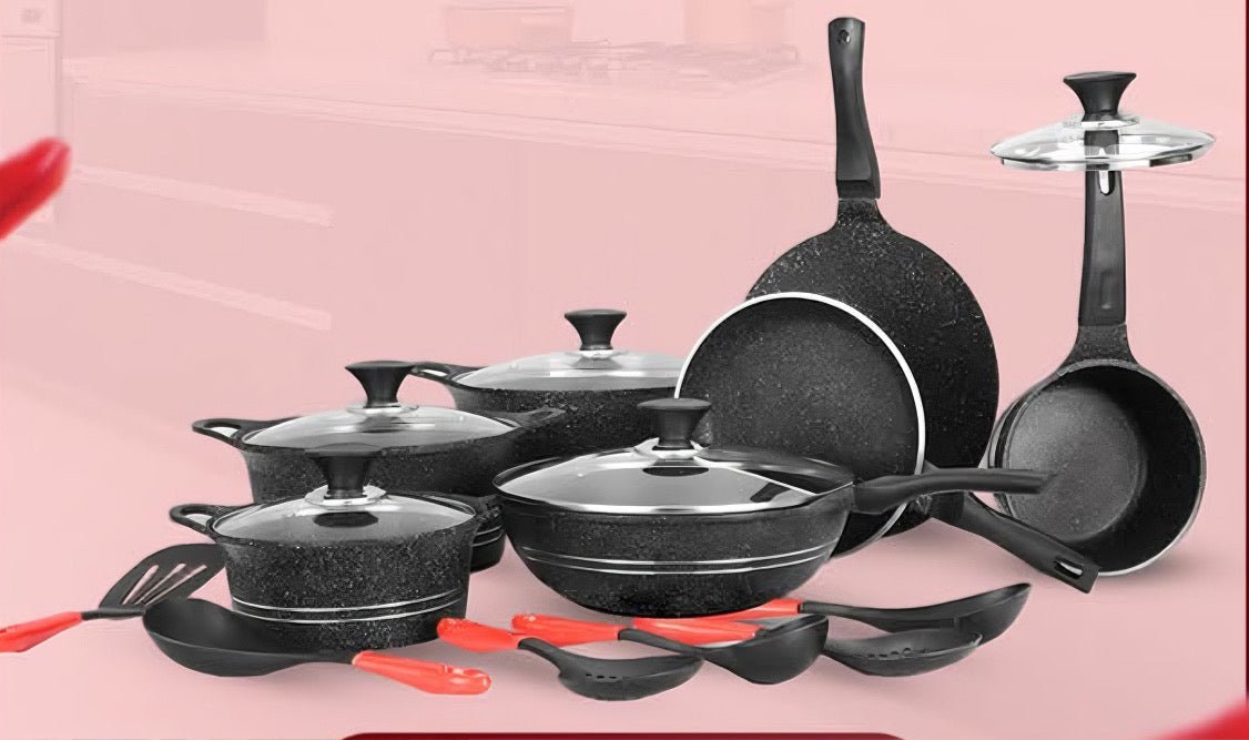 Sonex Marble Coated Cookware Gift Set