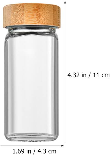 120ml Salt & Pepper Spice Dispensers with Wooden Lids