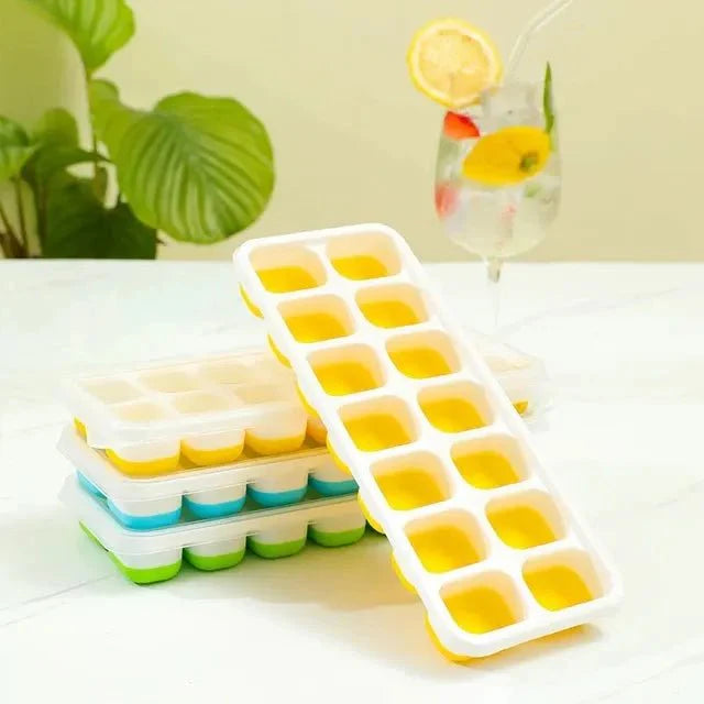 14 Grids Flexible Ice Cube Tray