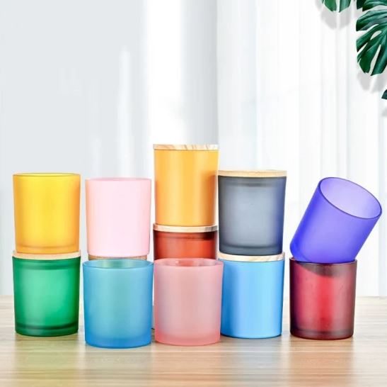 200ml Multi-purpose Durable Airtight Premium Glass Candle Storage Jars with Wooden Lid