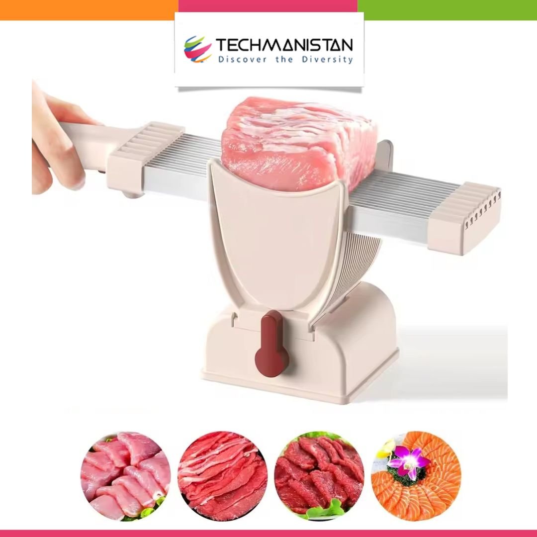 2/4 mm Adjustable Thickness Stainless Manual Meat Slicer