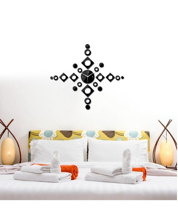 Acrylic Mirror Effect Wall Clock