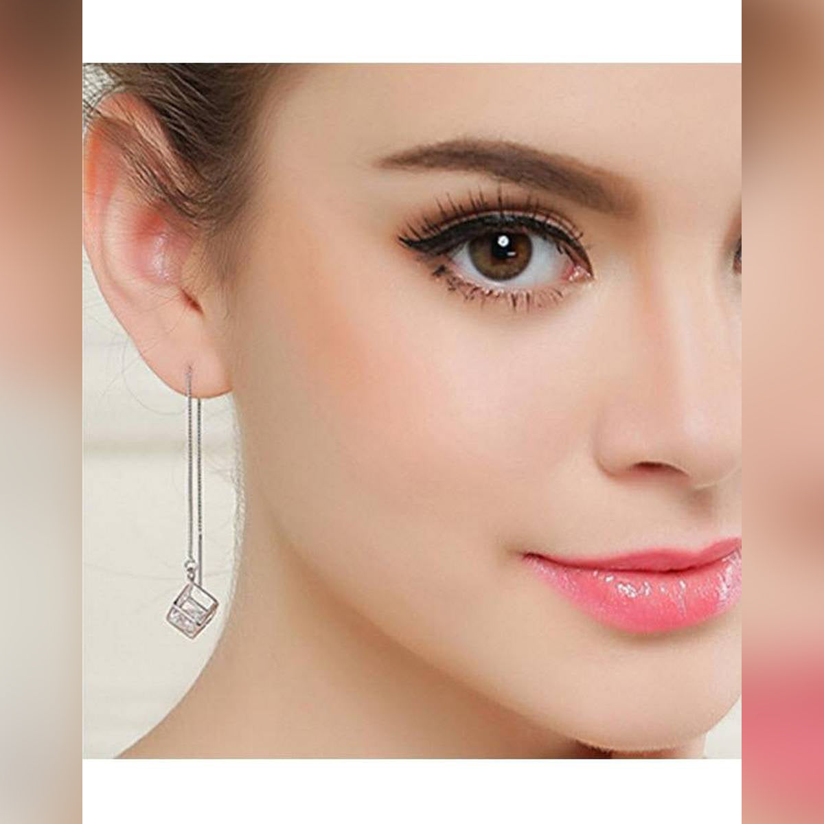 Silver Alloy Earrings for Women