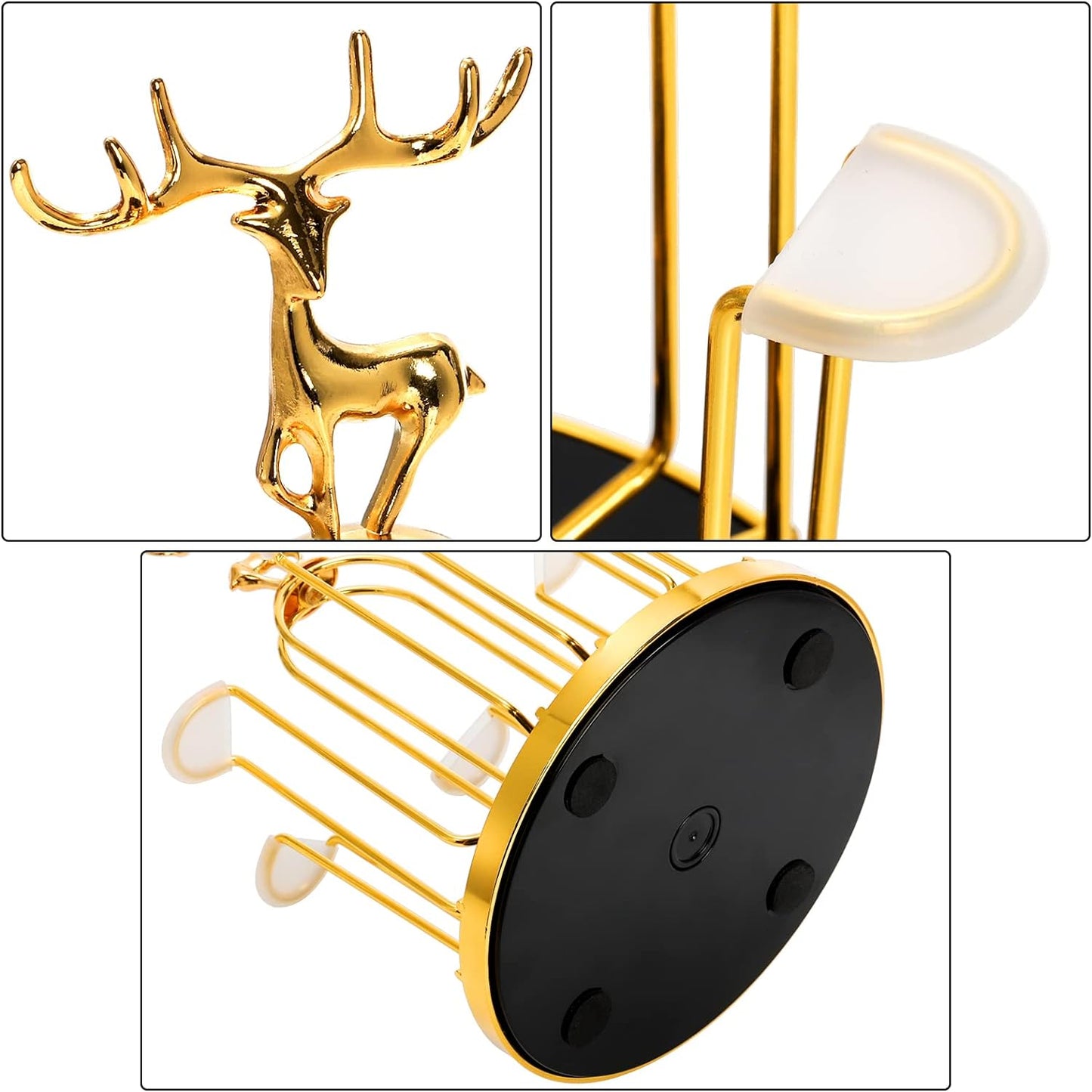 Rotating Bottle Drying Rack Glass Cup Holder