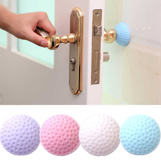 2 Pcs Rubber Door Buffer Wall Protectors