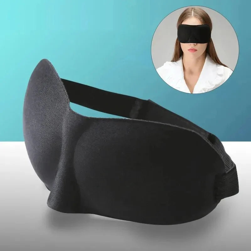 3D Soft Padded Blindfold Eye Sleep Mask
