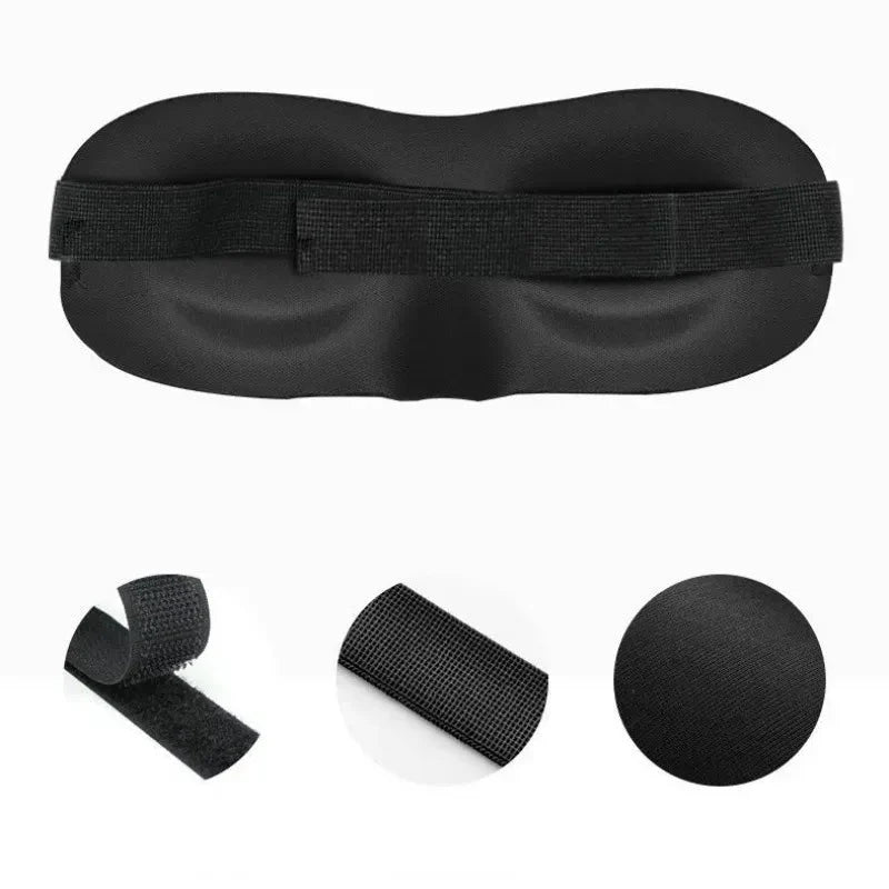3D Soft Padded Blindfold Eye Sleep Mask