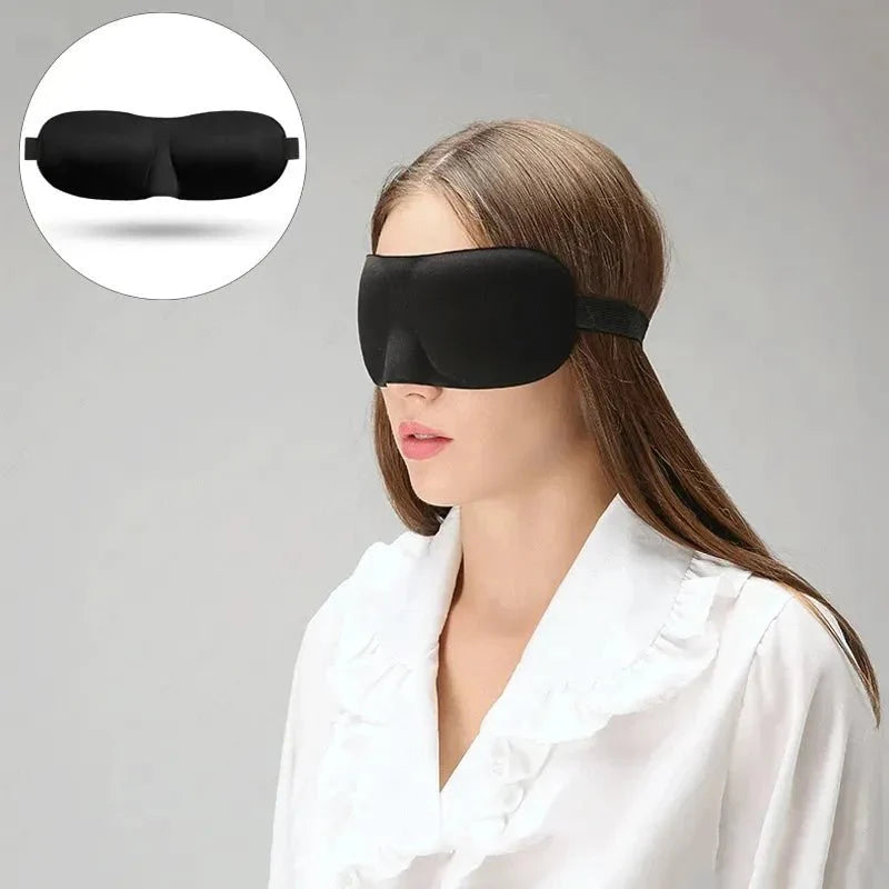 3D Soft Padded Blindfold Eye Sleep Mask