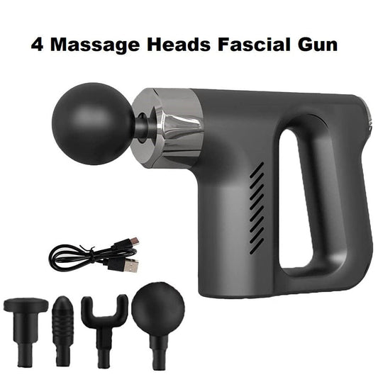 4 Massage Heads Change Fascial Gun Massager
