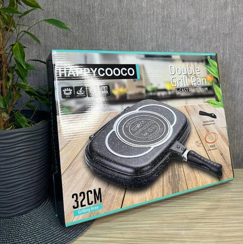 Double Sided Non-Stick Grill Pan – BBQ & Pressure Cooking Pan | 32cm, 36cm, 40cm