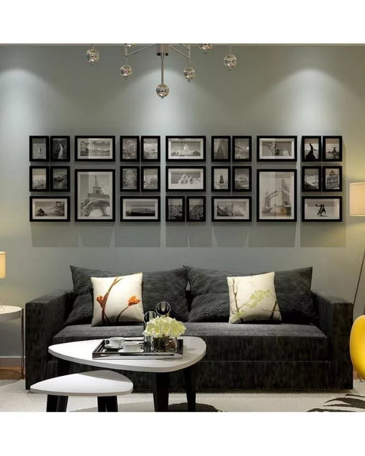 Set of 28 - Photo Frames Collage Wall Hanging Wall Decor Set