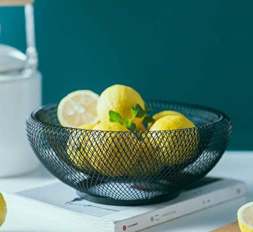 Dual Mesh Fruit Basket Nordic Round Storage Table Basket