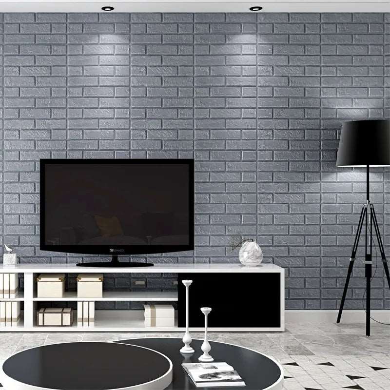 5mm Thickness 3D Brick Wall Sticker