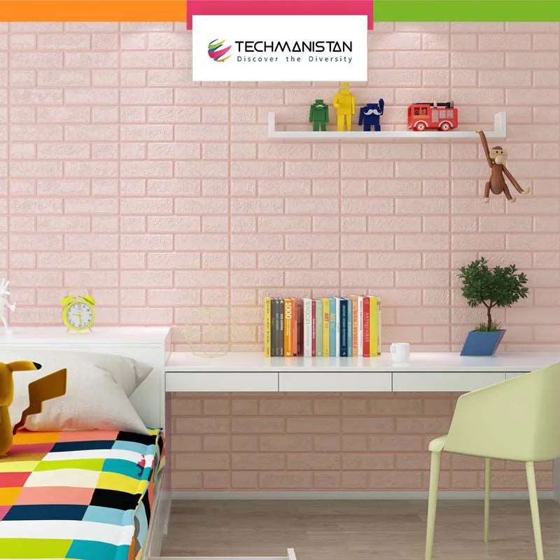 5mm Thickness 3D Brick Wall Sticker