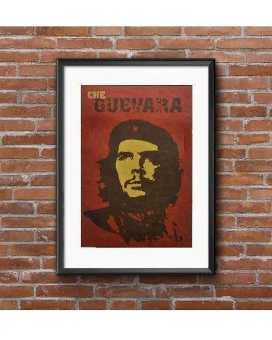 Che Guevara Portrait Retro Poster
