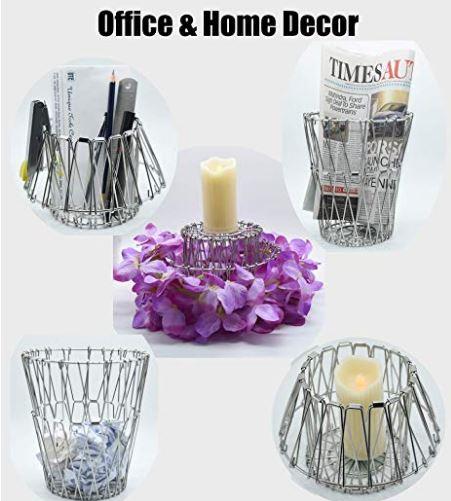Multipurpose Magical Folding Wire Basket