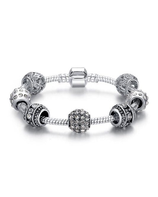 Silver Metal Tibetan Bracelet for Women