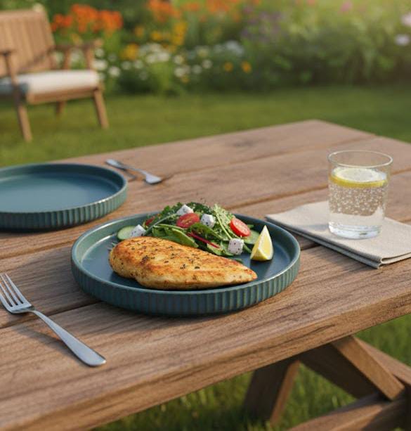 Ceramic Round Serving Plate