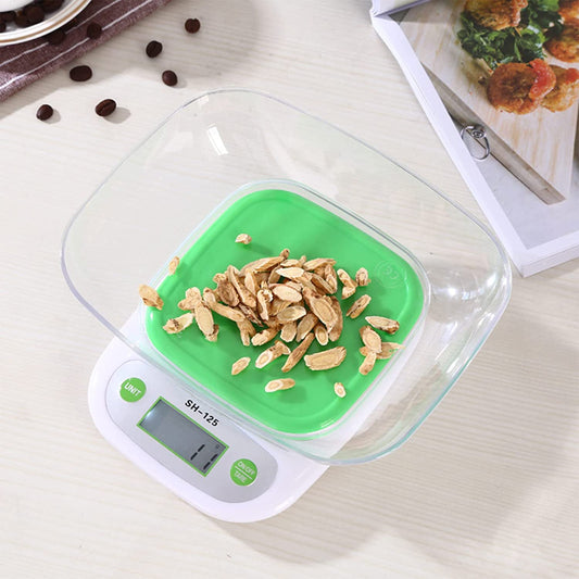 Digital Kitchen Scale with Detachable Bowl – 5kg Precision Weighing Scale