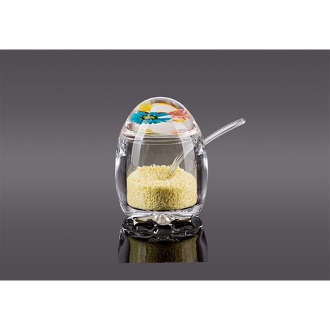 Acrylic Convenient Jam Jar, Clear Seasoning Box