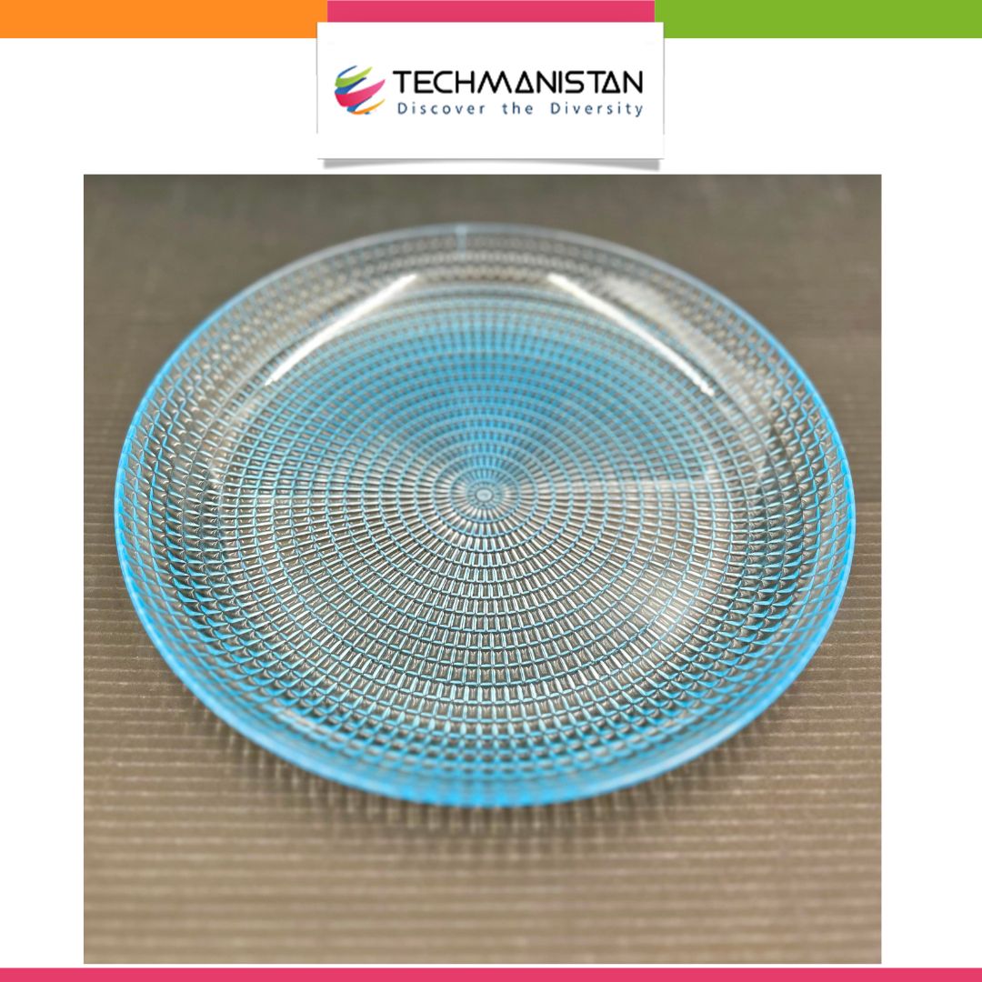 Pack of 6 - Acrylic Round Serving Plate