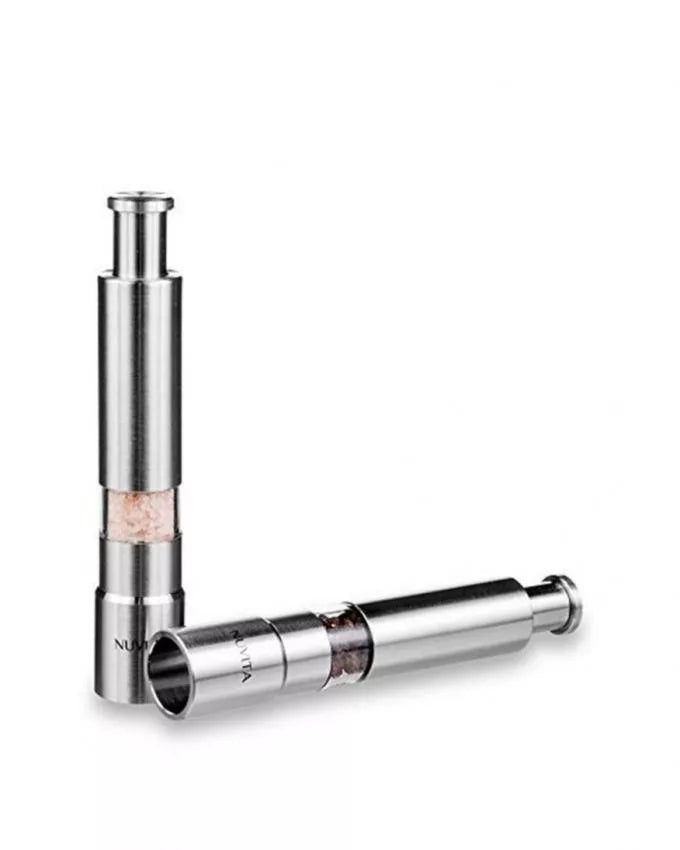 Stainless Steel Salt and Pepper Mill Grinder (1 Piece) Manual Spice Handheld