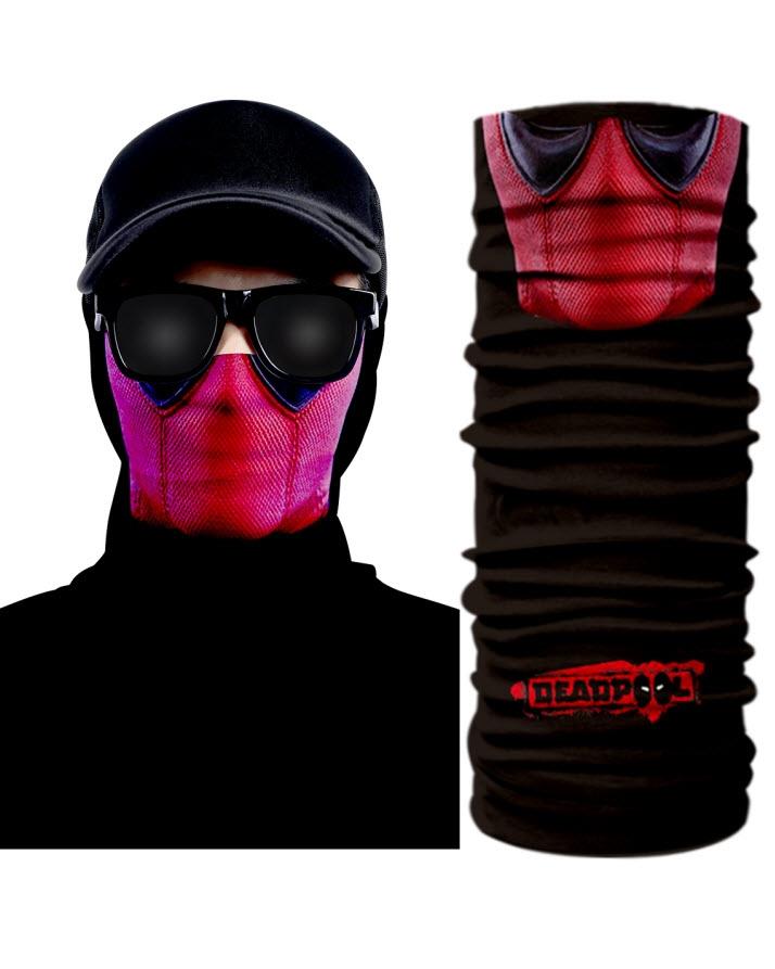 Unisex Deadpool Tube Shaped Face Mask Bandana