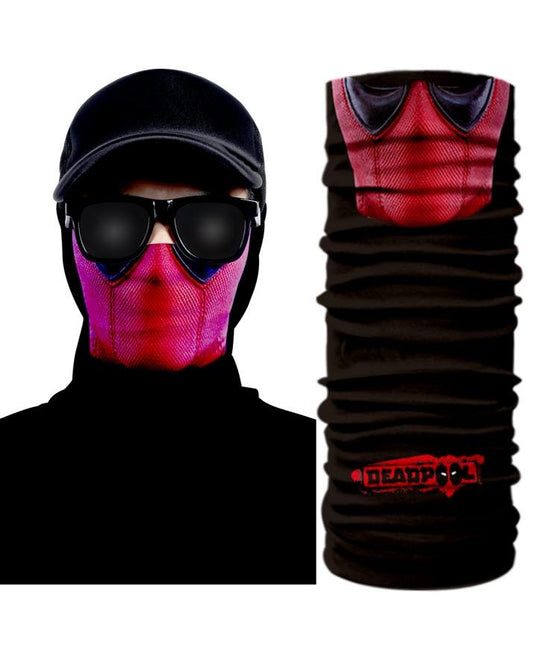Unisex Deadpool Tube Shaped Face Mask Bandana