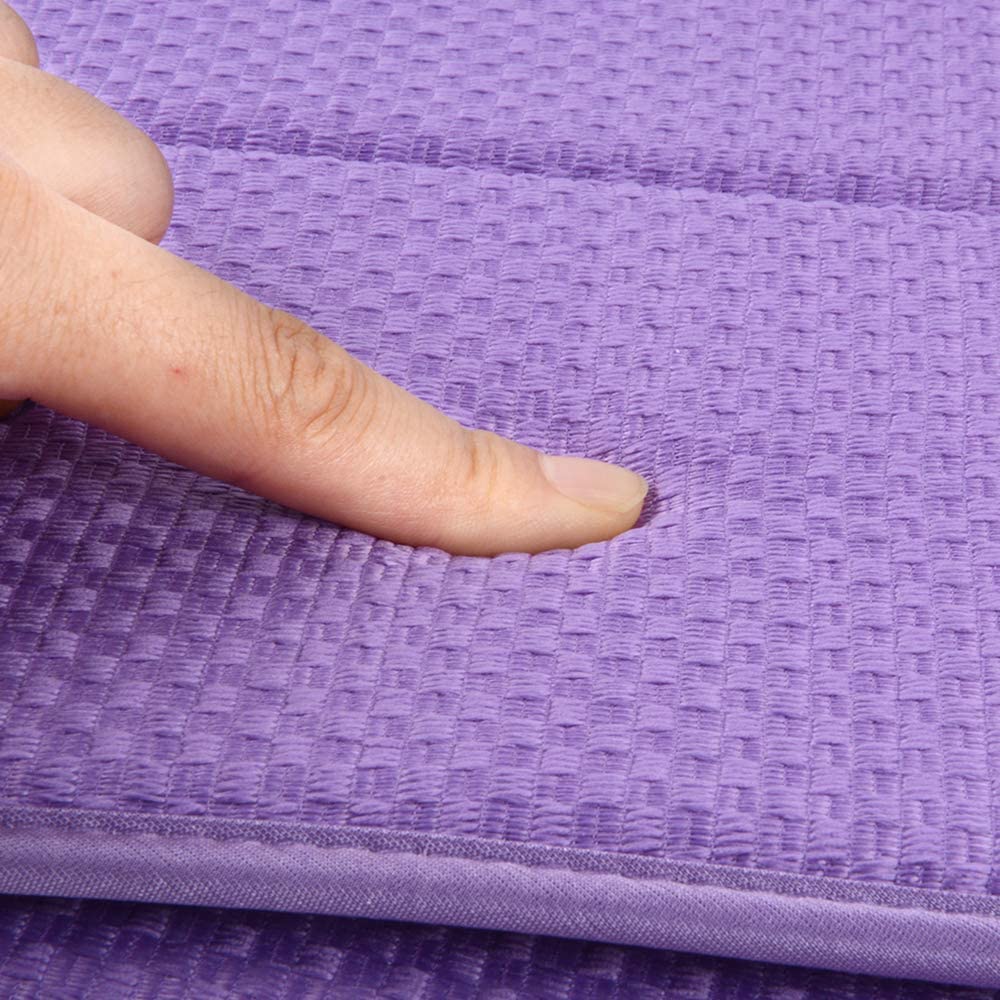 Random Color & Design Foldable Microfiber Dish Drying Mat 38 x 50 cm, Space-Saving Lightweight Design Dish Drainer Mat