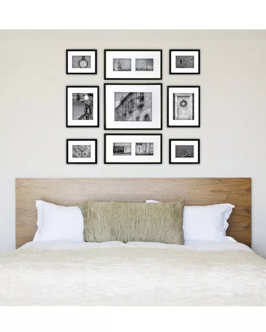 Set of 9 Picture Frames - Perfect for Bedroom