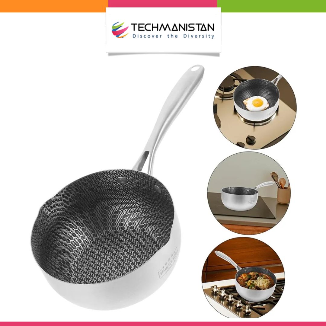 Single Sided Laser Coated Honeycomb Sauce Pan