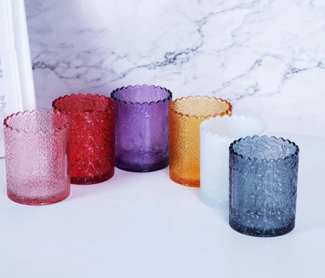 Empty Glass Candle Jar